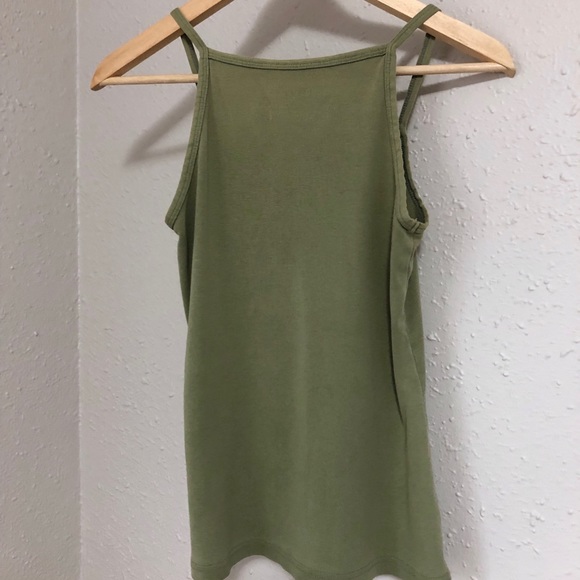 🌿 Earthy Green Racerback Tank - Picture 4 of 4